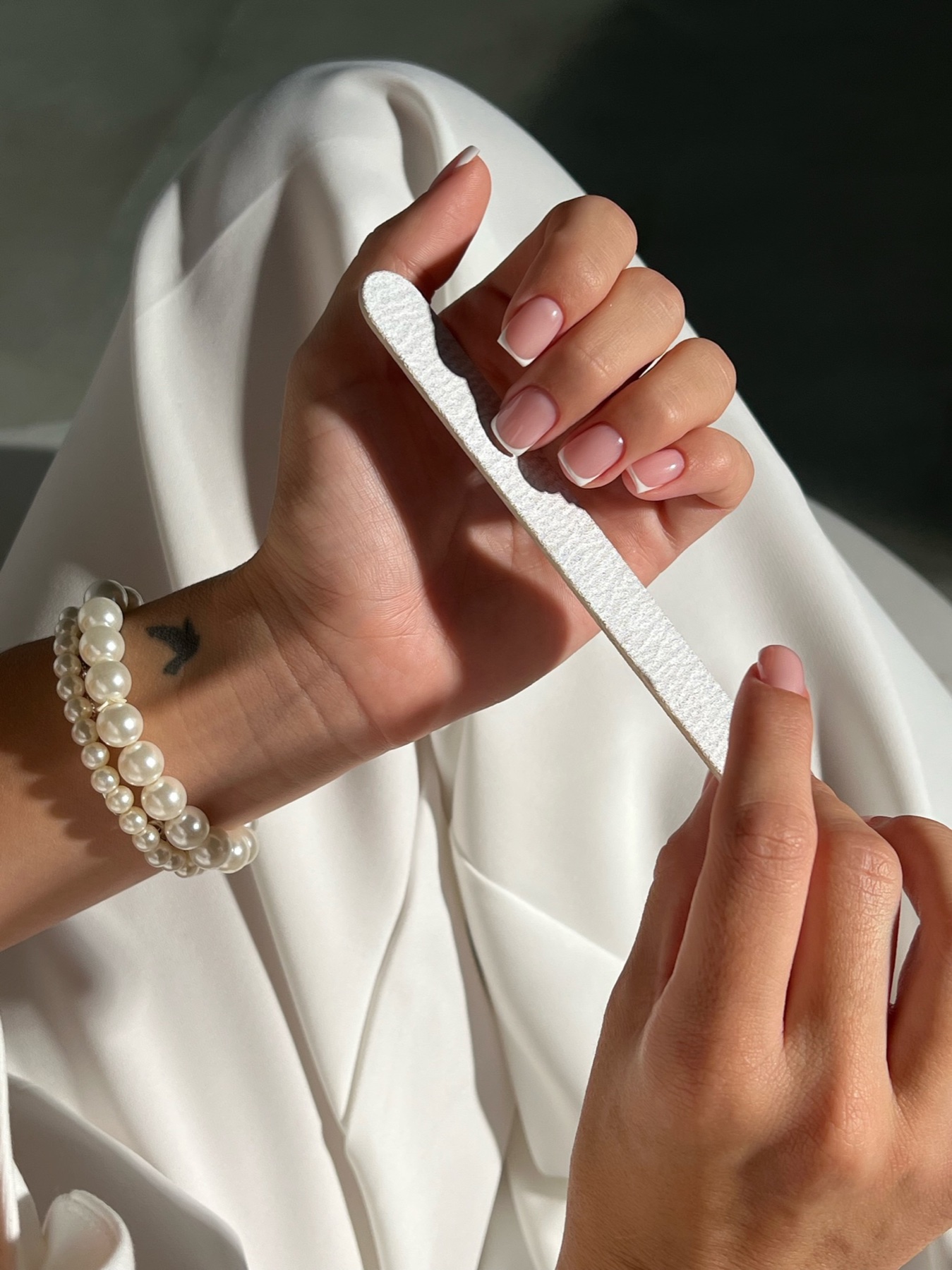 A finished KOVA manicure