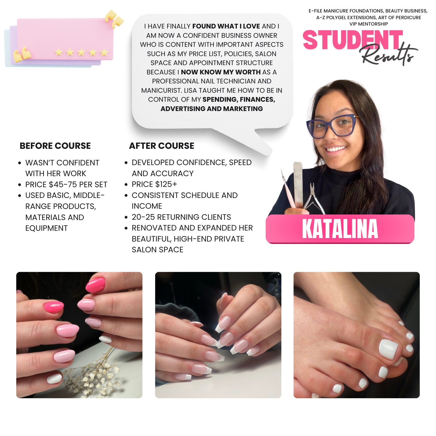Student result case study — Katalina