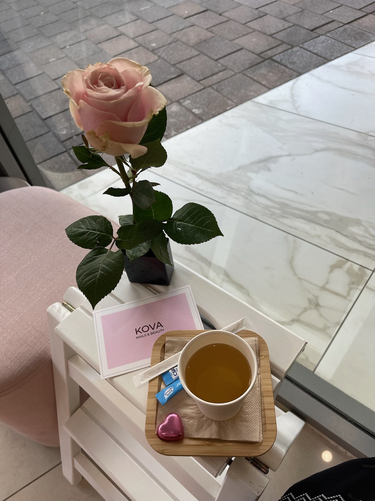 Refreshments offered during appointments
