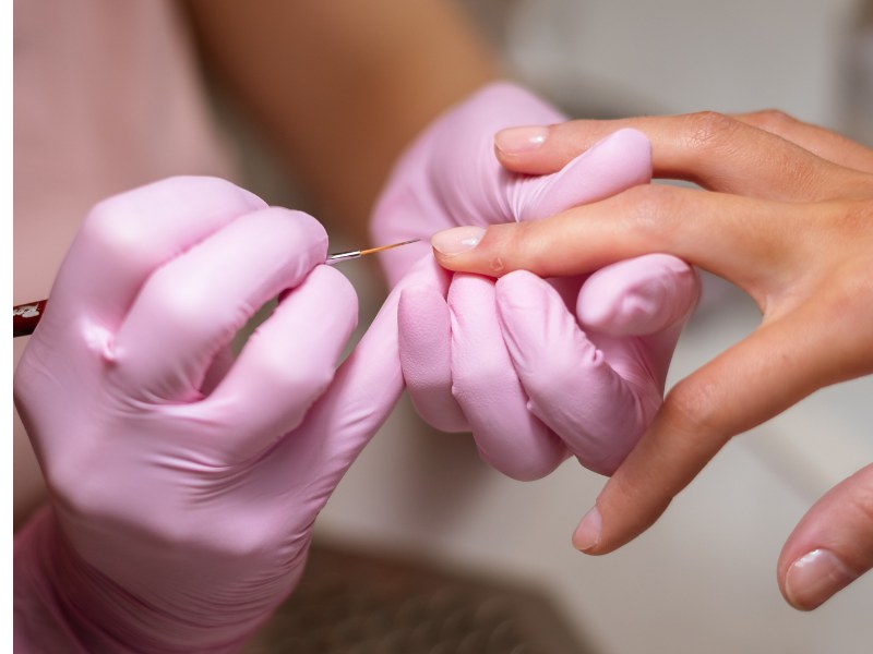 BIAB gel application